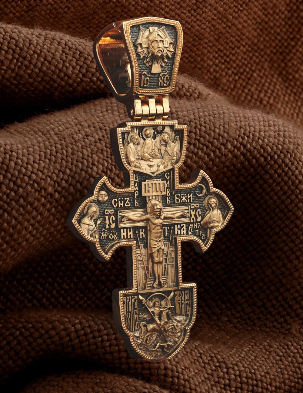 Крест из золота 585 пробы