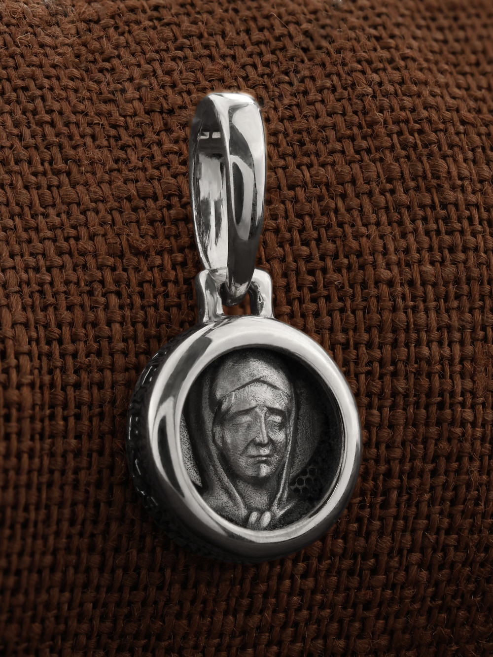 Образок из белого золота