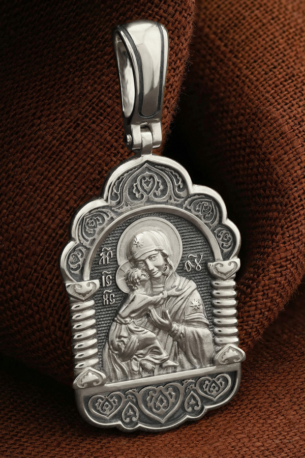 Образок из белого золота