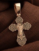 Крест из золота 585 пробы
