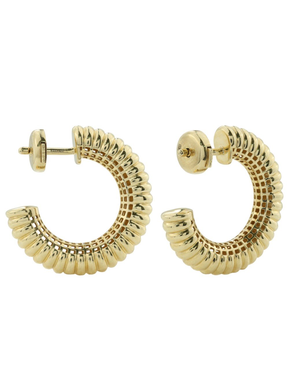 Серьги из лимонного золота 585 пробы