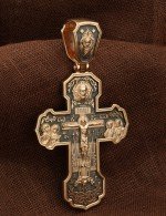Крест из золота 585 пробы