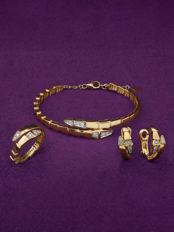 Кольцо из лимонного золота c бриллиантами