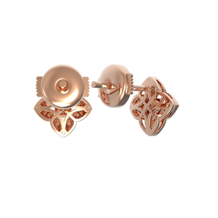 Серьги из золота c бриллиантами