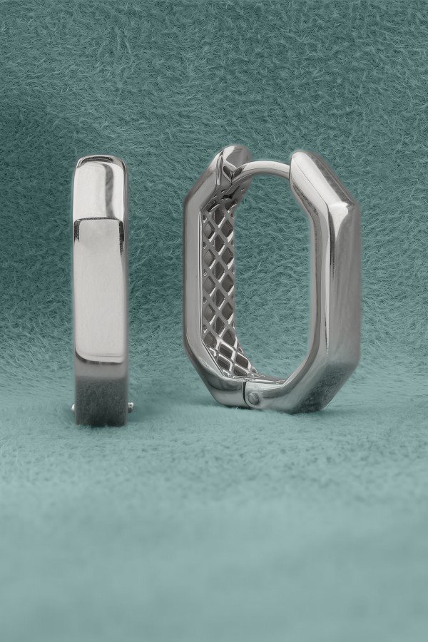 Серьги из белого золота 585 пробы