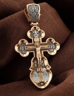 Крест из золота 585 пробы
