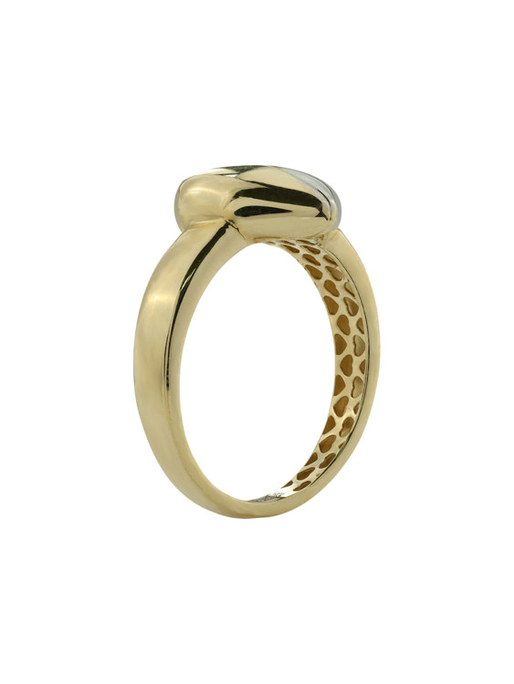 Кольцо из лимонного золота