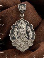 Образок из белого золота 585 пробы