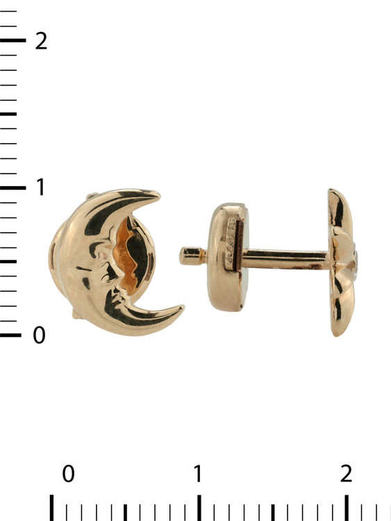 Серьги из золота c бриллиантами