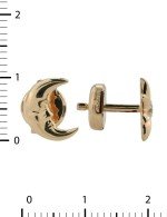 Серьги из золота 585 пробы c бриллиантами