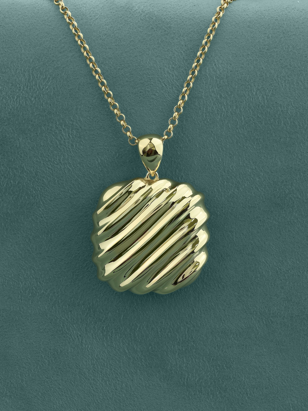 Подвеска из лимонного золота