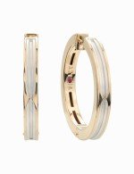 Серьги из золота 585 пробы c рубином