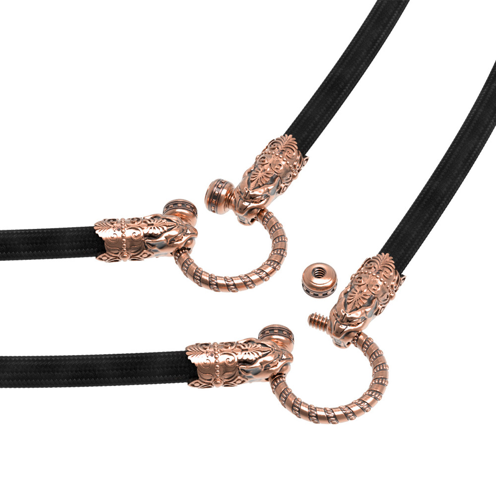 Шнурок шёлковый из золота c шёлковым шнурком