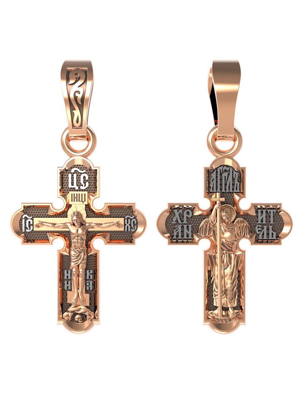 Крест из золота 585 пробы