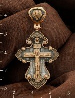 Крест из золота 585 пробы