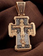 Крест из золота 585 пробы