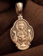 Образок из золота 585 пробы