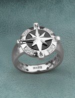 Кольцо из белого золота 585 пробы
