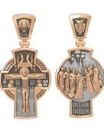 Крест из золота 585 пробы