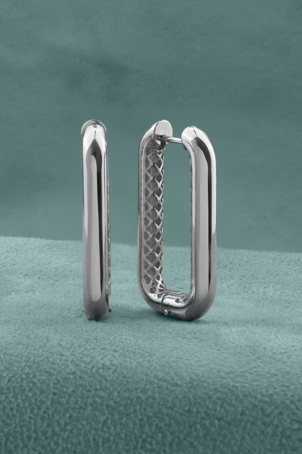 Серьги из белого золота 585 пробы