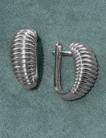 Серьги из белого золота 585 пробы