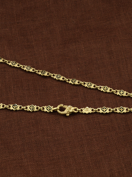 Цепь из лимонного золота