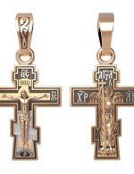 Крест из золота 585 пробы
