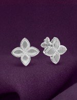 Серьги из белого золота 585 пробы