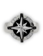 Кольцо из белого золота 585 пробы