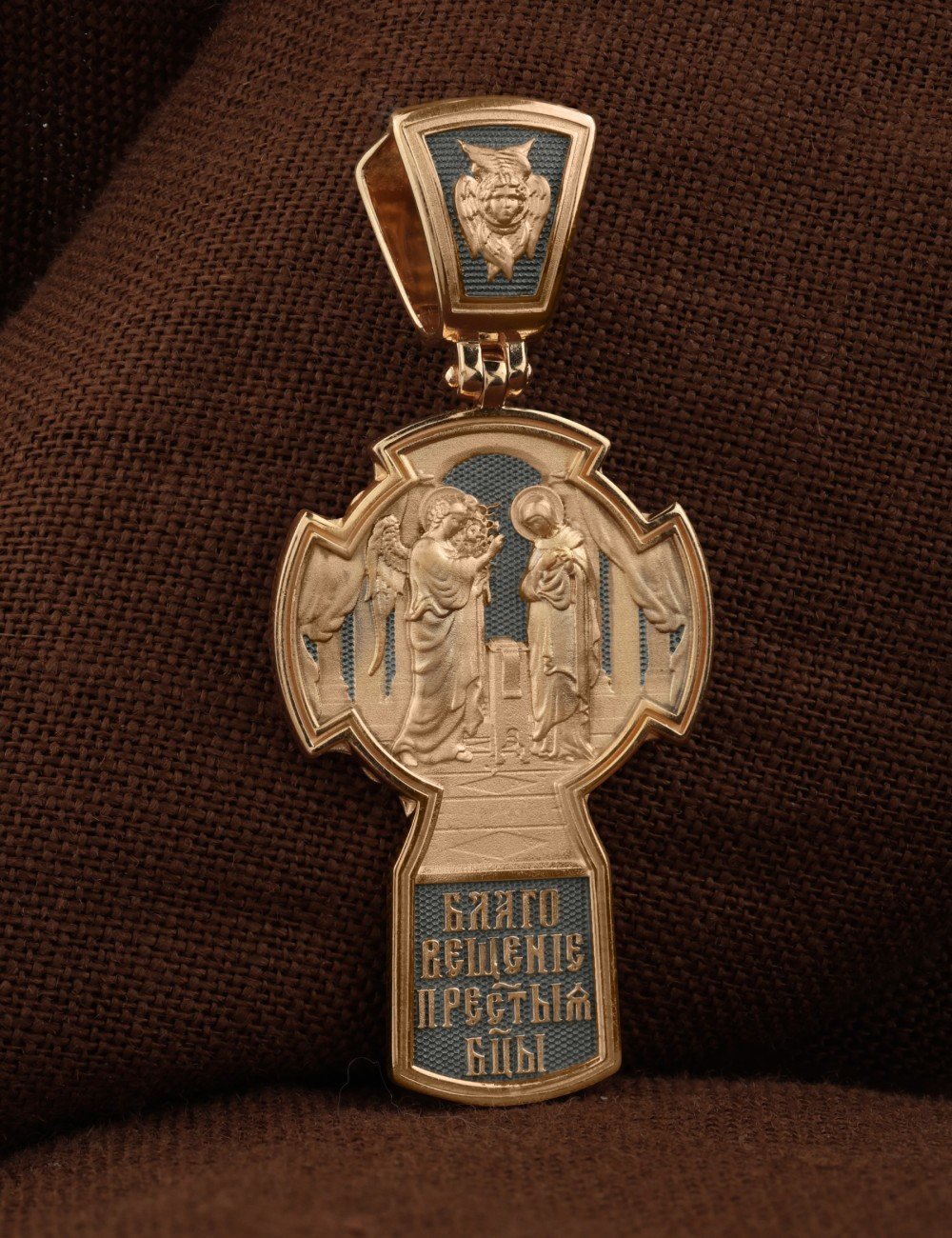 Крест из золота 585 пробы