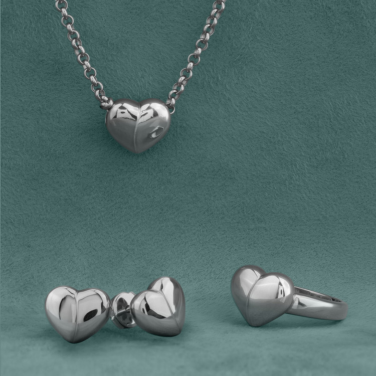 Серьги из белого золота