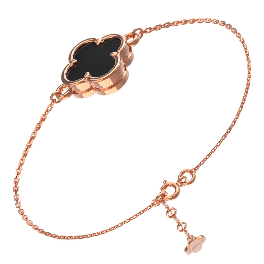 Браслет из золота c ониксом