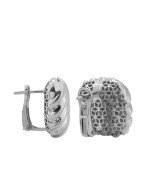 Серьги из белого золота 585 пробы