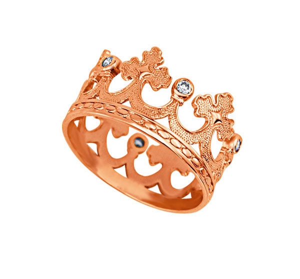 Кольцо из золота c фианитом