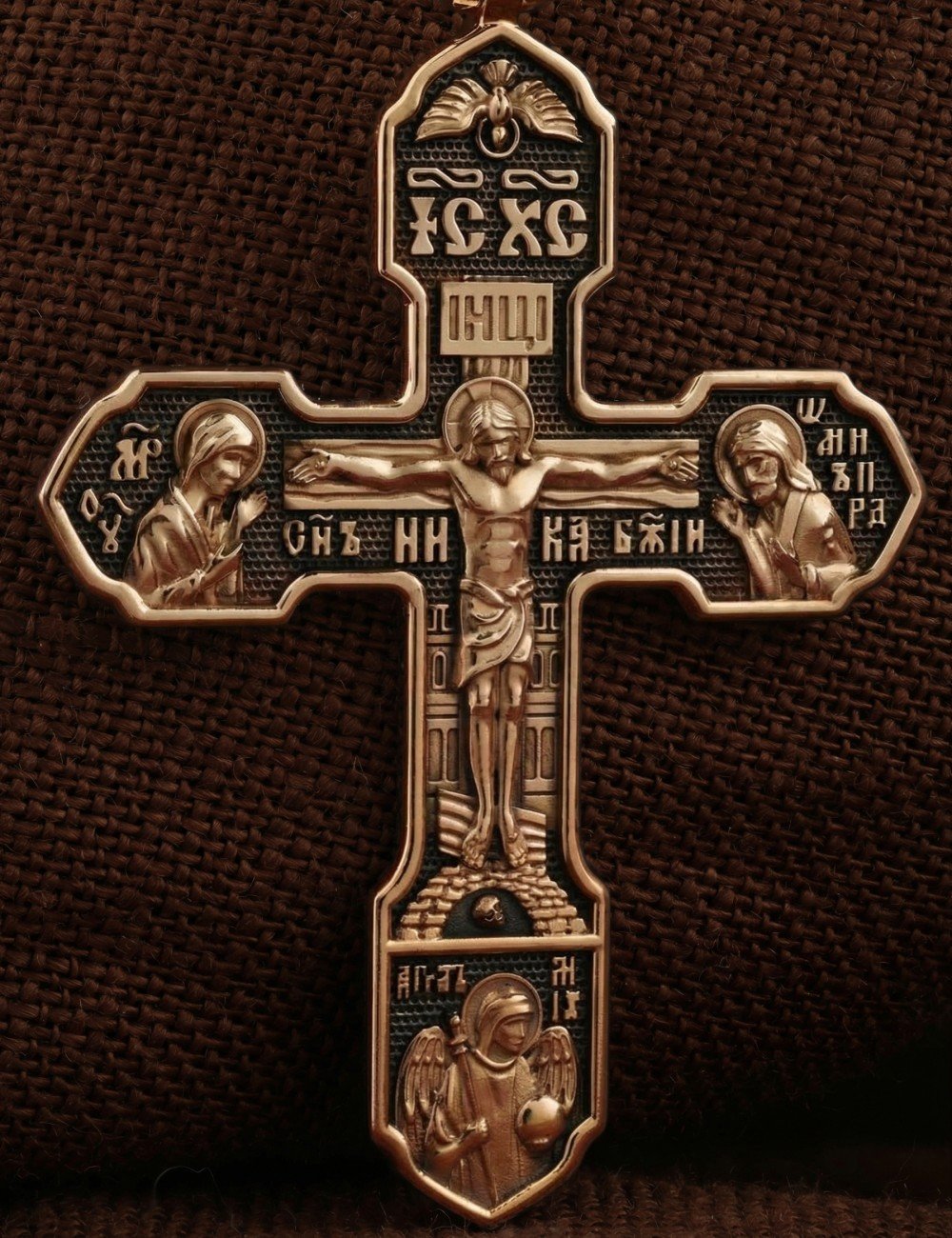 Крест из золота 585 пробы