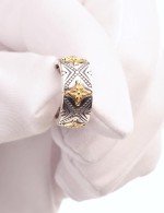 Подвеска из серебра 925 пробы и золота 750 пробы c рубином
