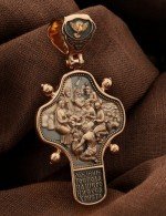 Крест из золота 585 пробы