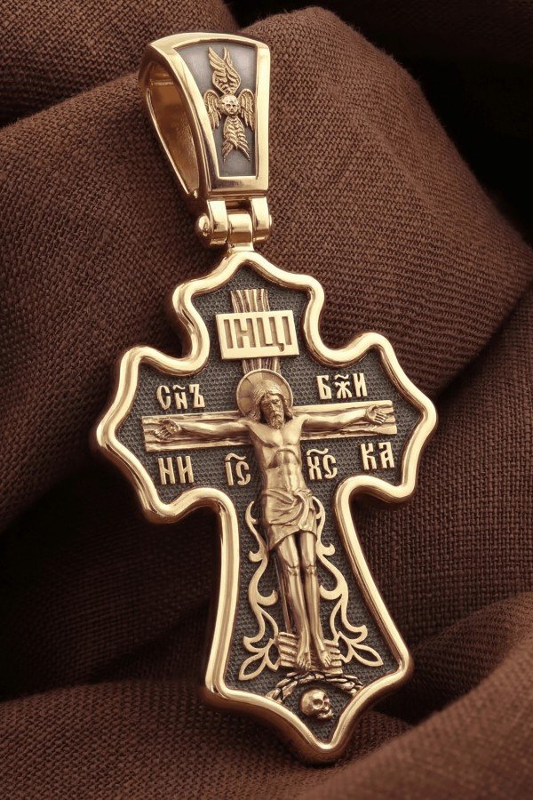 Крест из золота 585 пробы