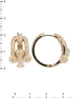 Серьги из золота 585 пробы