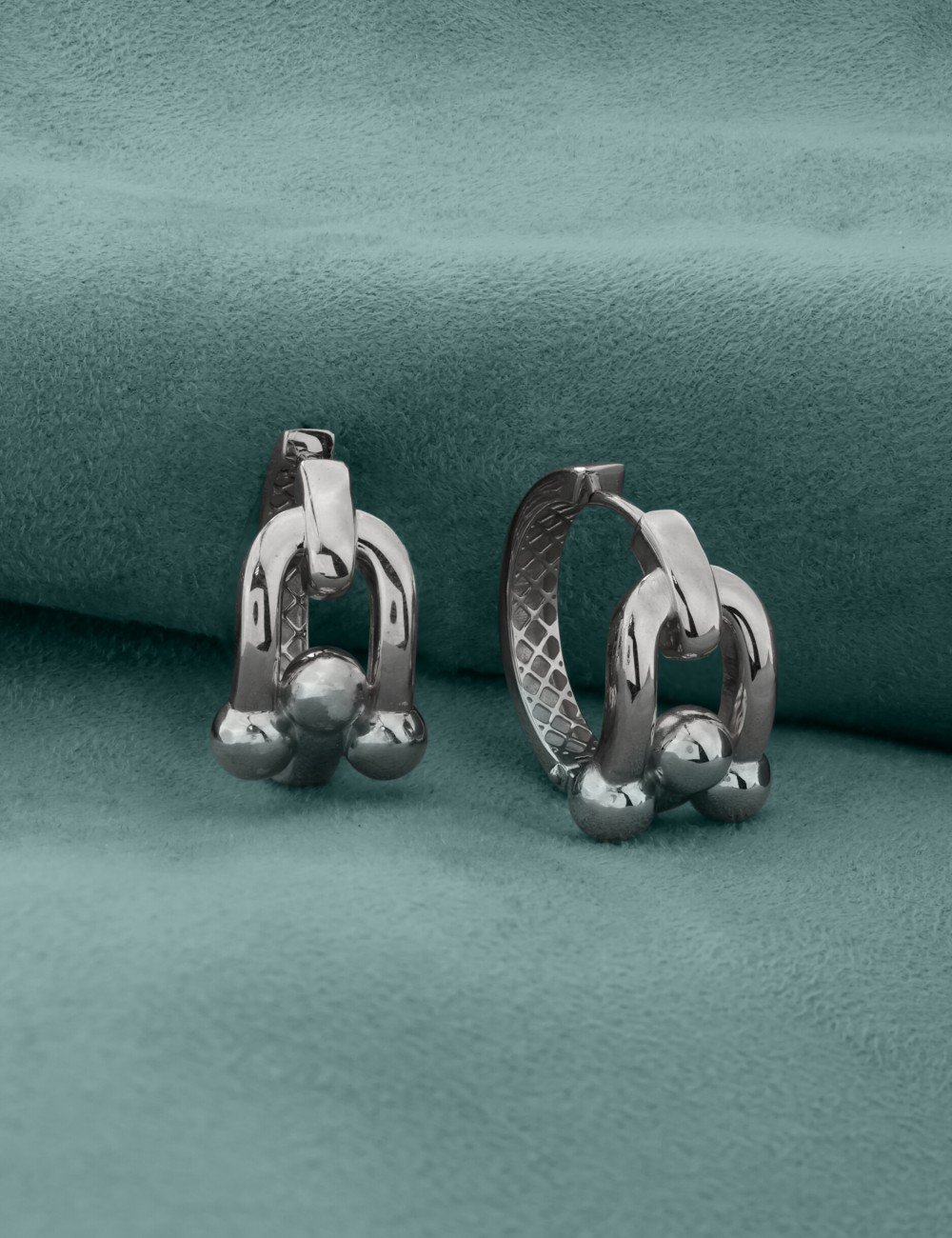 Серьги из белого золота 585 пробы