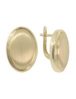 Серьги из лимонного золота 585 пробы