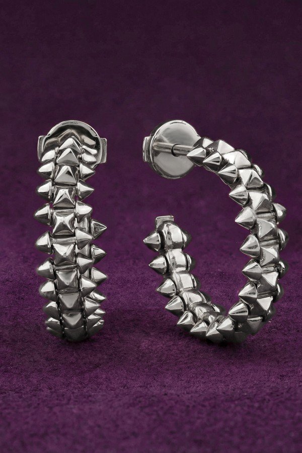 Серьги из белого золота 585 пробы