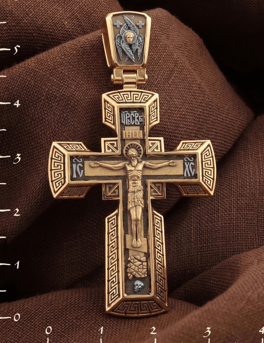 Крест из золота 585 пробы