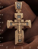 Крест из золота 585 пробы