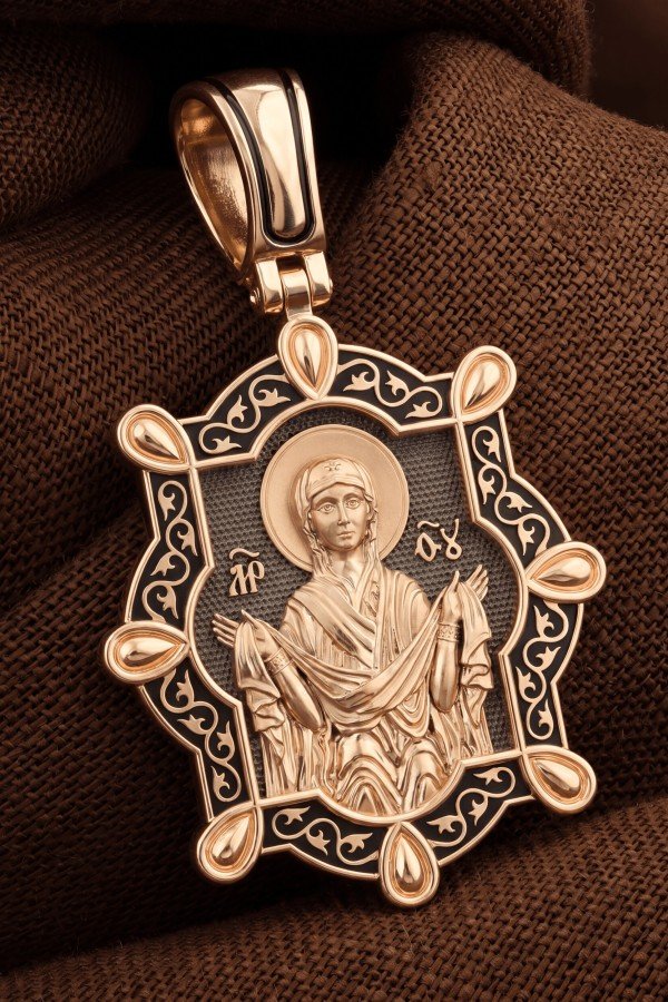 Образок из золота 585 пробы
