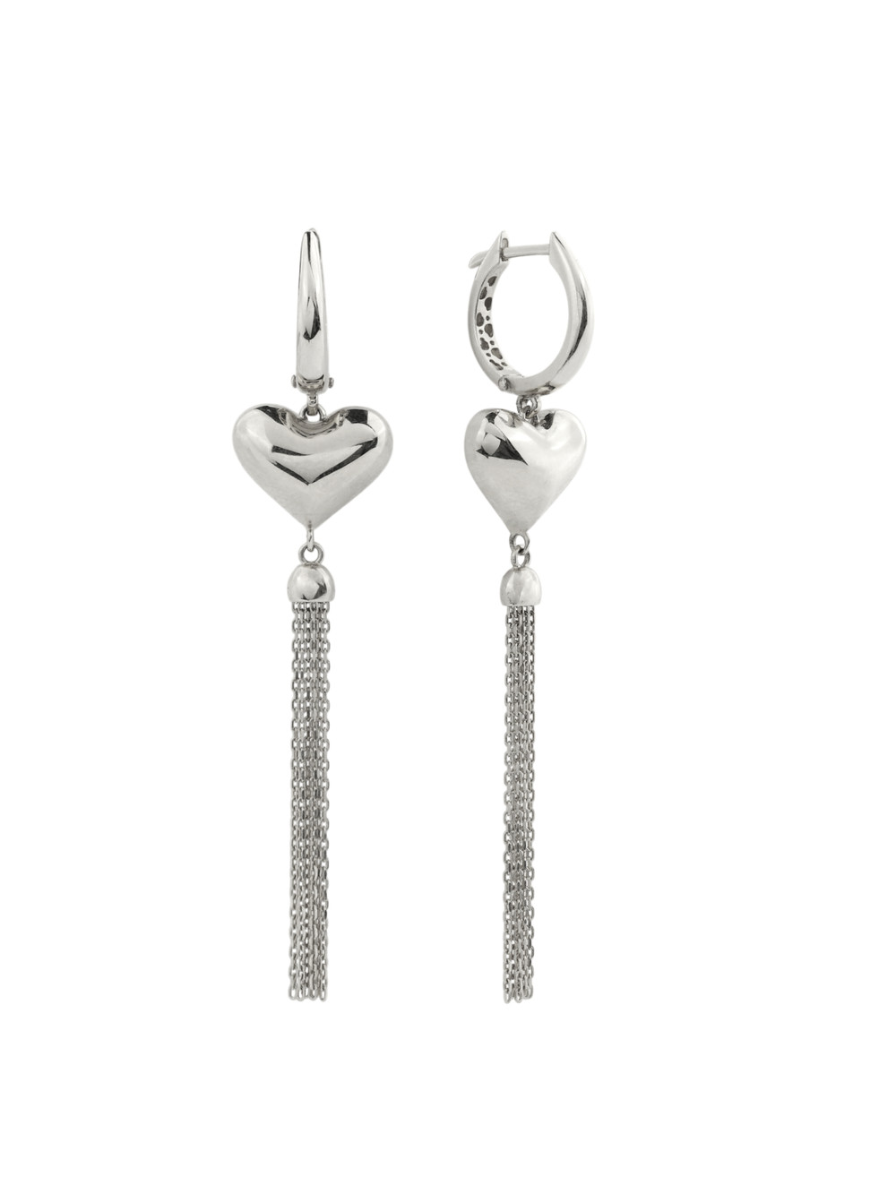 Серьги из белого золота