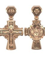 Крест из золота 585 пробы