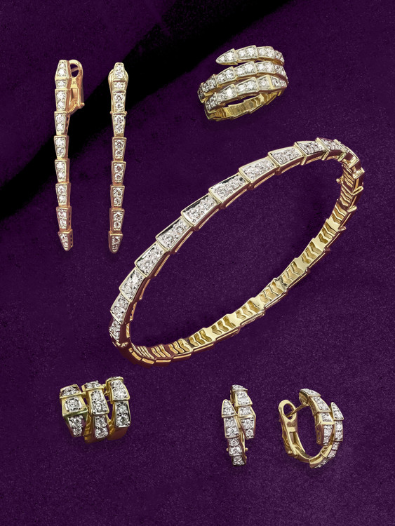 Серьги из лимонного золота c бриллиантами