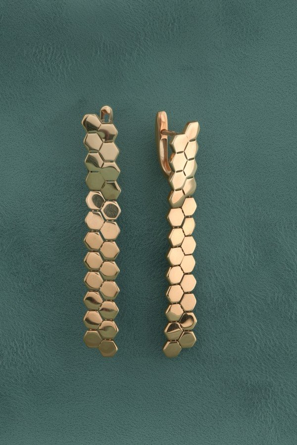 Серьги из золота 585 пробы