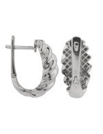 Серьги из белого золота 585 пробы